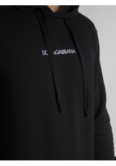 DOLCE & GABBANA Erkek Sweatshirt  G5YM7UJR3ASK002 Siyah
