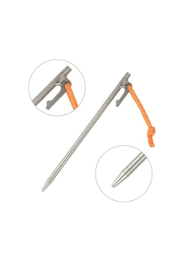 Bloomnest Yansıtıcı Titanyum Renkli Malzemesi Kazıkları Kamp İpli Hafif Çadır 9.4 7.9 Nb Çok Renkli Çok Renkli