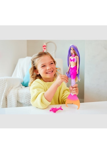 Barbie Renk Değiştiren Deniz Kızı ve Aksesuarları HRP97
