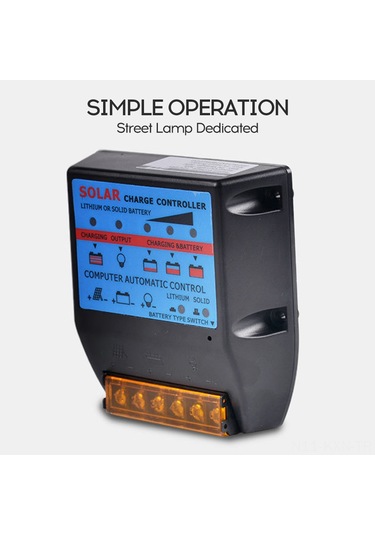 Kosona 12v/24v Otomatik Uyumlu 20a Güneş Enerjisi Kontrol Cihazı, Led Sokak Lambası İçin Dayanıklı Ve Kolay Kurulum