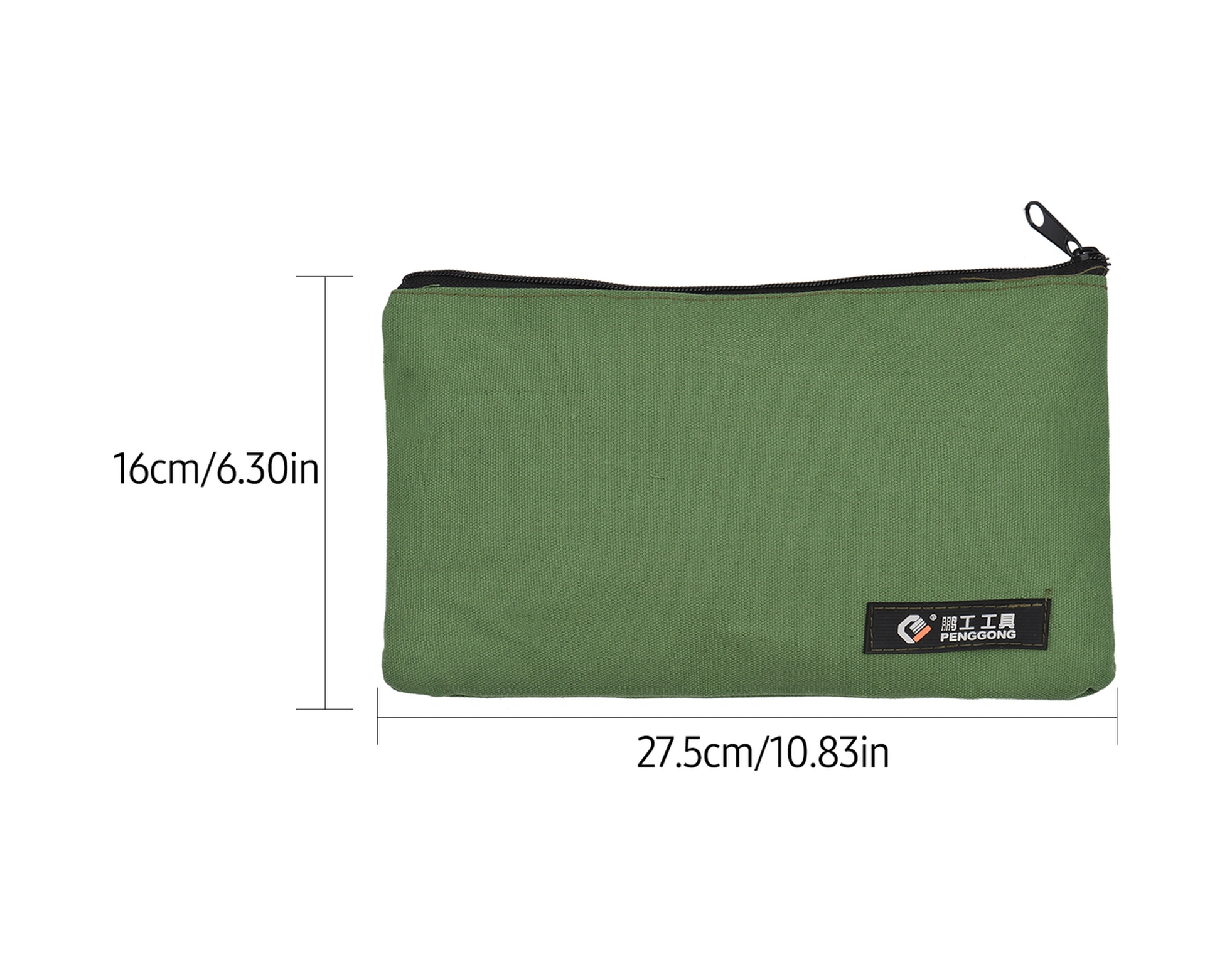 Folinda Küçük Boy Asker Yeşili Araç Saklama Çantası - 168-2 Modeli, Zıplayıcı Kapanma, Hafif Ve Dayanıklı