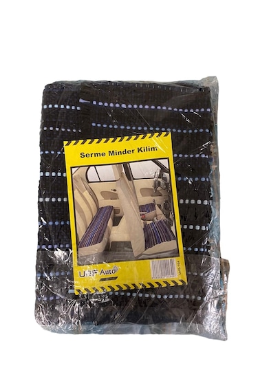 Oto Koltuk Serme Kilim 3 Lü Takım Siyah