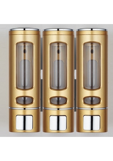 Ulzyvf 3 Başlı 400ml Duş Jeli Dispanseri - Dayanıklı Pratik Banyo Aksesuarı Beyaz Beyaz