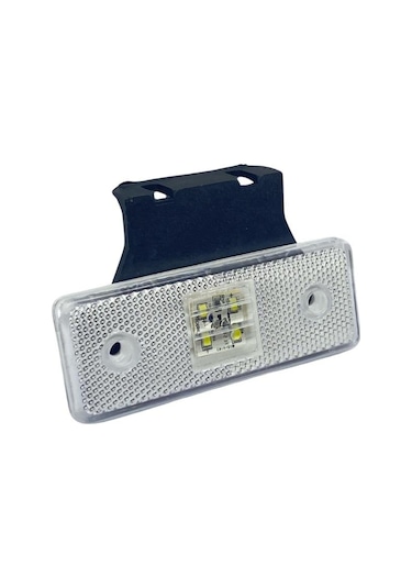 24v Yan Park Lambası Dorse Side Marker Beyaz 4 Ledli