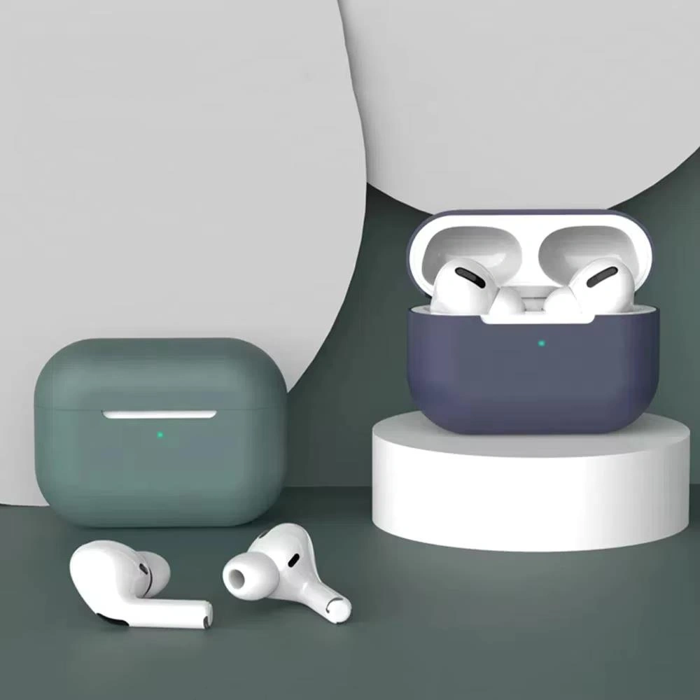 E2m Airpods Uyumlu Pro 2 Kılıf Sense Silikon Bordo Bordo