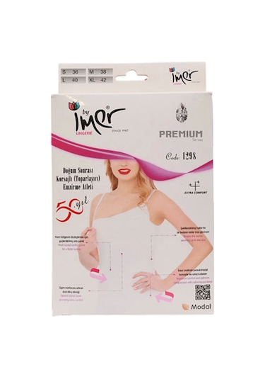 İmer Emzirme Korse Atlet 1298 White