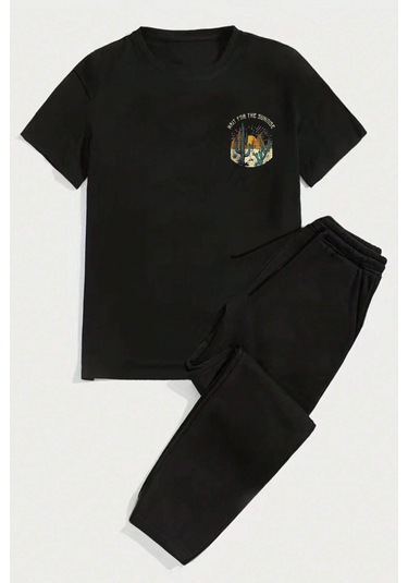 Unisex Arizona 2'li Eşofman Takımı Siyah