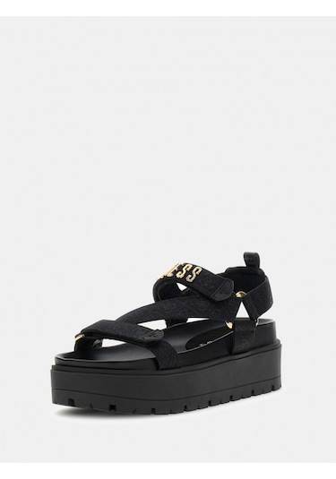 Guess Fetta Kadın Siyah Sandalet Fljfttfal03-black Siyah
