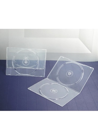 Elba QD 342 7F SU 2'li 7MM DVD Kutusu 10'lu Parlak Şeffaf