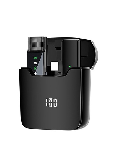 Ruicoo S16 Kablosuz Kolluk Mikrofonu: Aı Gürültü Engelleme, Canlı Yayın & Dışarı Çekim İçin, Type-c+App Adaptörü, Hızlı Kurulum, Dahili Pil