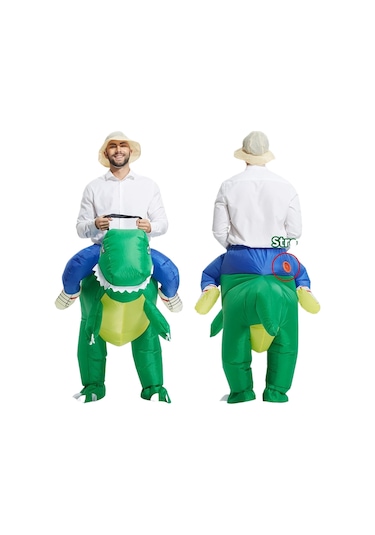 Unicomlifeerp Sınır Ötesi Festival Performansı Yetişkin Çocuk Dinozor Şişme Elbise Yürüyebilir