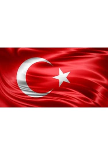 Türk Bayrağı Alpaka Kumaş 80X120