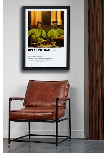 Breaking Bad Dizi-film Poster Siyah Çerçeveli Tablo Poster
