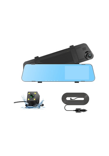 Wevolt MB-600 Full HD Araç İçi Yol Kayıt Geri Görüş Ayna Park Kamerası