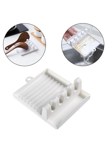 Dolıty Damlama Pedi Ile Pp Kaşık Dayanağı Isıya Beyaz Beyaz