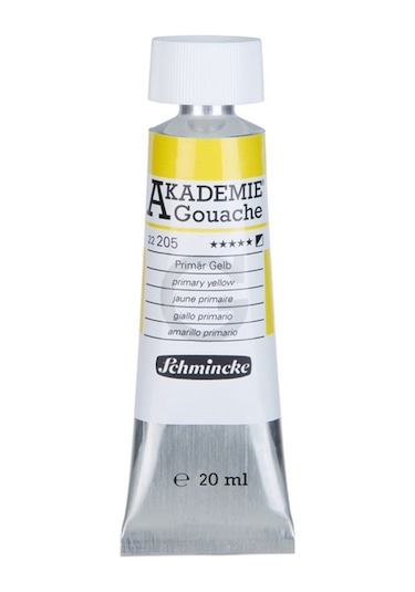 Schmincke Akademie Guaj Boya 20 Ml. 205 Primary Yellow