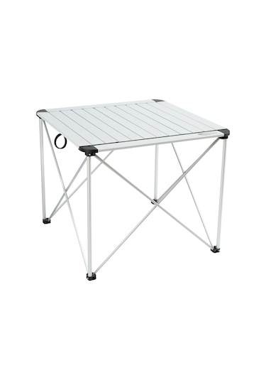 FUNKY CHAIRS Titanium Katlanabilir Çantalı Alüminyum Kamp Ve Piknik Masası Gri