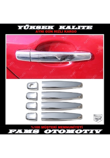 Peugeot 307 Krom Kapı Kolu 4 Kapı 2000 Üzeri P. Çelik