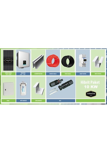 On Grid Öztüketim 24 Kw Kva Trifaze Solar Güneş Paneli Paket Sistemi