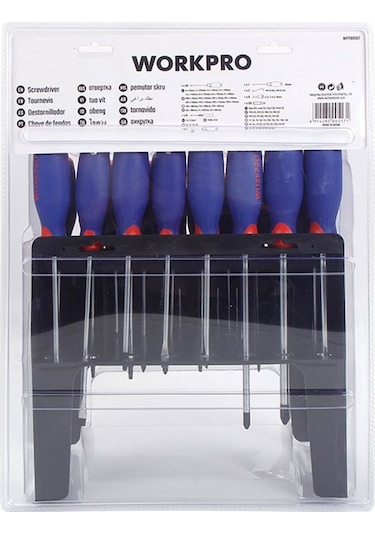 Workpro Wp200507 100 Parça Duvar Askı Aparatlı Profesyonel Cr-v Manyetik Tornavida Ve Bits Uç Seti Fr Wp200507
