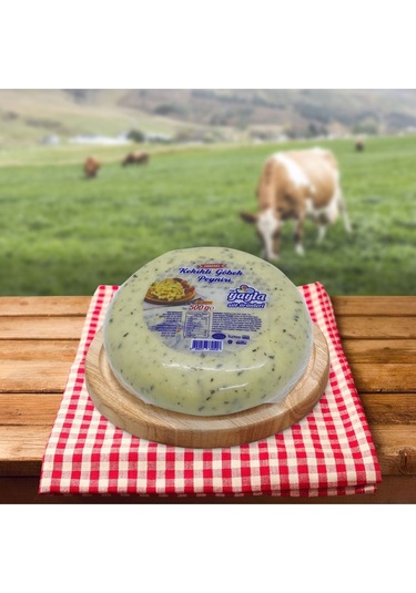 Yayla Gurme Yöresel Kekikli Göbek Kaşar Peyniri 500 G