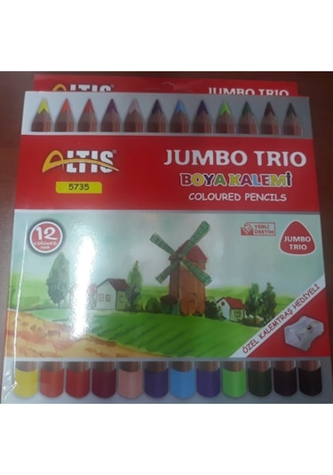 Jumbo Trıo Boya Kalemi 12 Renk