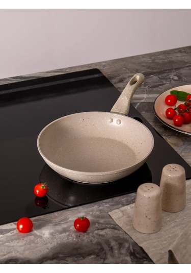 Agness Latte 22 Cm Yapışmaz Tava 209163925 Bej