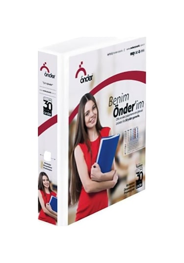 Önder Sunum Klasörü 2 Halkalı Sırt Genişliği 3 cm Beyaz 2003 5