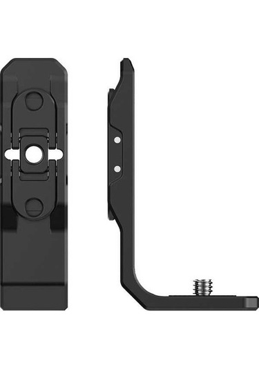 Besthome1 Insta360 X4/x3 Uyumlu Alüminyum Metal Yatay 1/4 Vida Tutucu Siyah Siyah