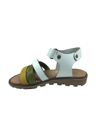 Ortopedikal Raduno Kız Çocuk Sandalet Ayakkabı %100 Hakiki Deri (499104009) Beyaz