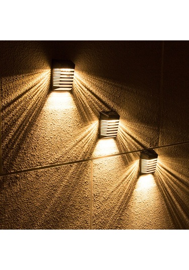 Mufunye Ev, Bahçe Ve Duvar İçin Su Geçirmez Güneş Enerjili Aydınlatma Lambası - 6-12 Saat Sürekli Işık, Kolay Kurulum Yh0613