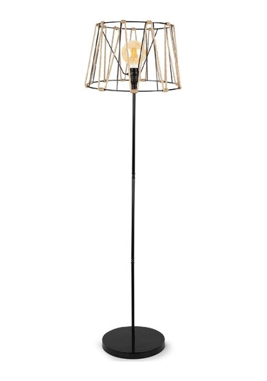 ArtGift Cabo Halatlı Lambader Siyah