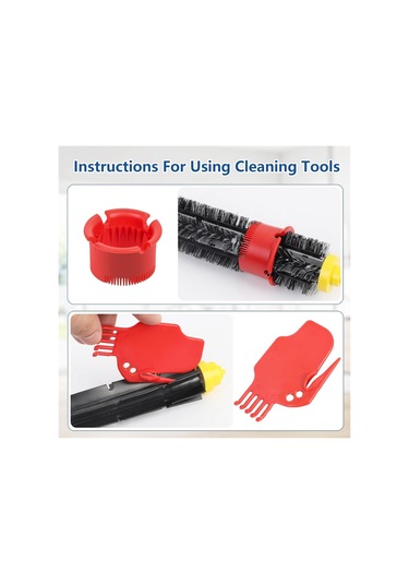 Sointeresting Irobot Roomba 600 Serisi 694 692 675 690 671 677 680 660 665 651 650 Ve 500 Serisi Fırça Filtreleri İçin Yedek Parçalar