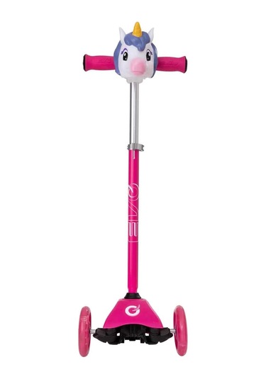 Unicorn 3 Teker Işıklı Scooter Nessiworld Pembe