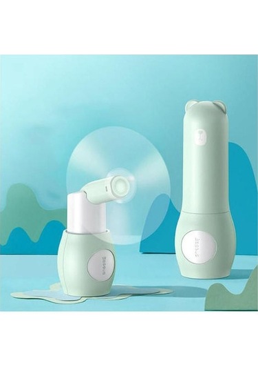 Mini Taşınabilir Fan Soğutucu Vantilatör Nok6yd Yeşil