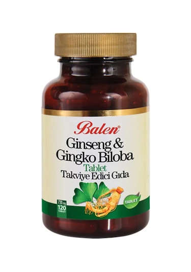 Balen Ginseng Ginkgo&Biloba Tablet 720 MG 120 Tablet