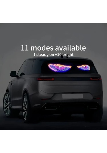 Willowhaven 2pcs Smart Devil's Eye Led Işık Multi Renkli 11 Mod 10 Yanıp Sönen 1 Sabit Mod Usb Dekoratif Aydınlatma