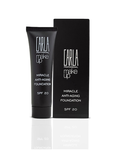 Carla Miracle  Fondöten Spf 20 Orta Ton No: 204