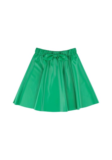 Kız Çocuk Fiyonklu Deri Etek Bk23kk14308 001