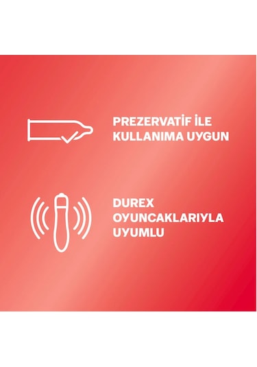 Durex Çilek Hazzı 50 Ml Jel + Kırmızı Deri Şaplak + Hediye