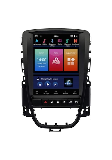 Opel Astra J Android Multimedya Sistemi 2010-2019 Cadence 4/64 Tesla