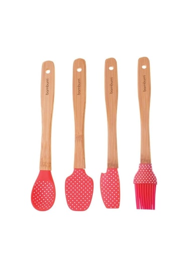 Bambum Bolly - 4'lü Spatula Seti Küçük