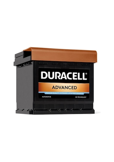 Duracell Da50 12v 50ah 450a Advanced Kare Akü Üretim Tarihi:2025