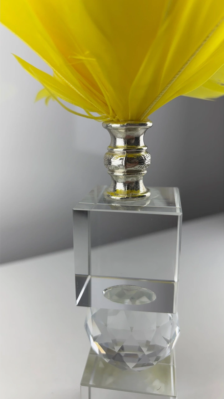 Ty-sr-krm Kristal Kartal Tüy Dekoratif Obje Biblo Süs Eşya Salon Aksesuar Sehpa Masa Konsol Ofis Salon Dekor