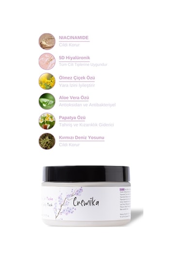 Cremika Ölmez Çiçek Özlü Jel Yüz Maskesi 250 ML