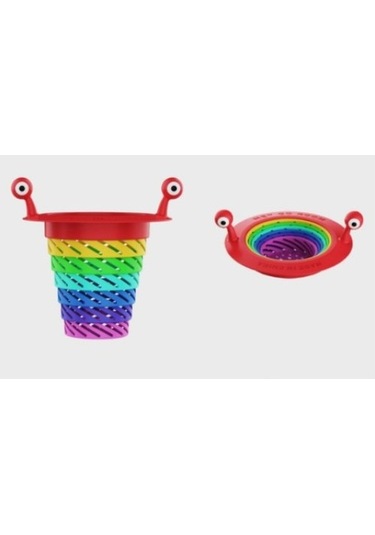 Renkli 6 Kademeli Lavabo Süzgeci Çok Renkli