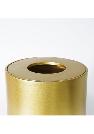 Luxe Büyük Çöp Kovası Altın