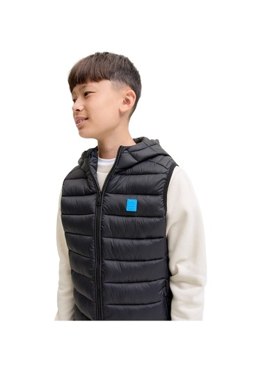 Jack&jones Jjebradley Erkek Çocuk Şişme Yelek 12280985 Siyah