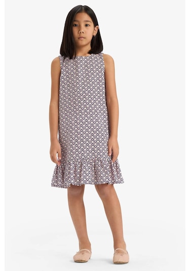 DeFacto Kız Çocuk Desenli Viskon Kolsuz Yazlık Elbise E7498A825SMPN452 DeFacto Kız Çocuk Desenli Viskon Kolsuz Yazlık Elbise E7498A825SMPN452