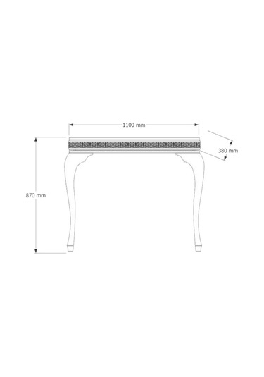 Decorotti - Ferro A4-3 Gizli Bölmeli Dresuar Siyah
